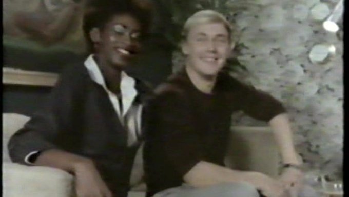 Afrikanisches Amerikanisches Paar Auf Heißem Bild