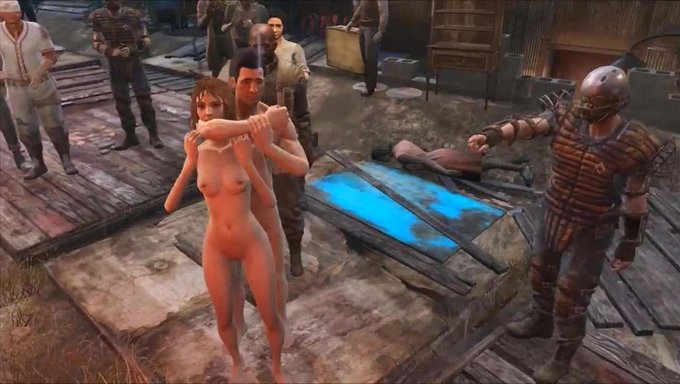 Fallout 4 Cartoon: Öffentlicher Gruppensex In Diamond City