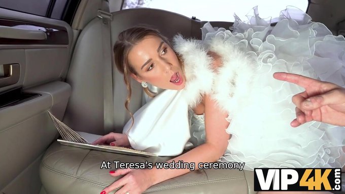 Alexis Crystal Im Hochzeitskleid Wird Im Auto Von Steve Q Gefickt