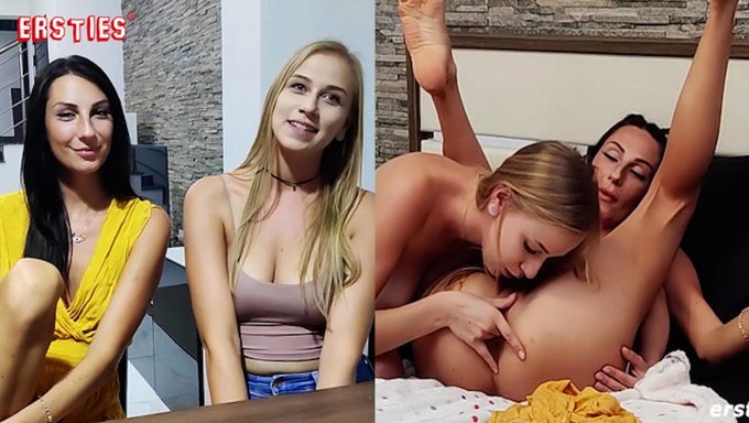 Amateur-Strapon Mit Großen Natürlichen Titten