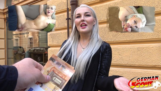Scouting Nach Einer Süßen Deutschen Collegestudentin Für Ein Pickup-Casting