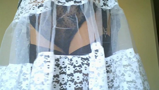 Klassische Schwarze Dessous Und High Heels