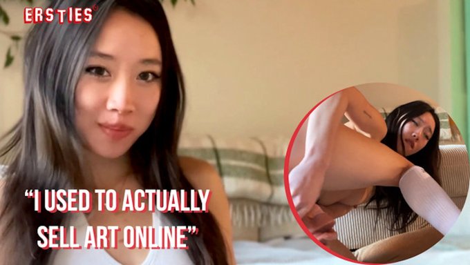 Perky Mishkas Solospiel Mit Einem Dildo