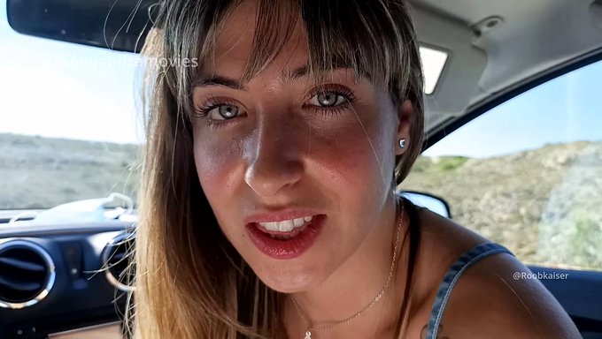Ich Gebe Ihm Einen Deepthroat Blowjob Im Auto